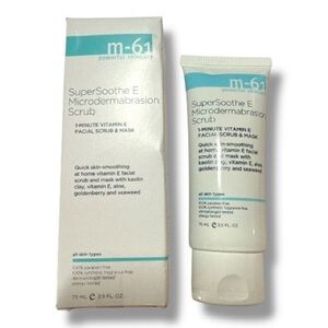 m-61 SuperSoothe E Microdermabrasion Scrub - White and Blue